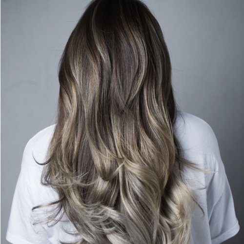 What is the hair color technique called highlight?