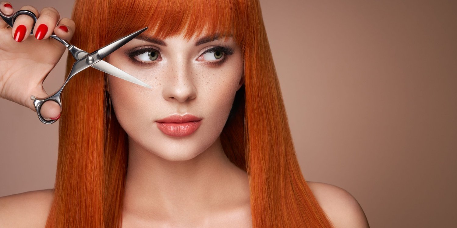 metallic red hair
