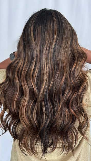 Caramel Brunette Balayge