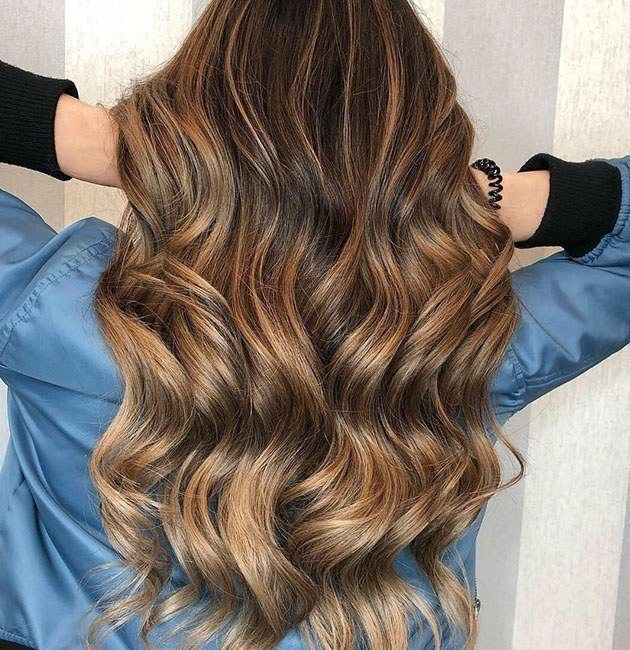 Beautiful pravana colors biolage highlights beautiful two toned color  rich brown short hair loose curls on sh  Biolage hair Short brown hair  Brown balayage