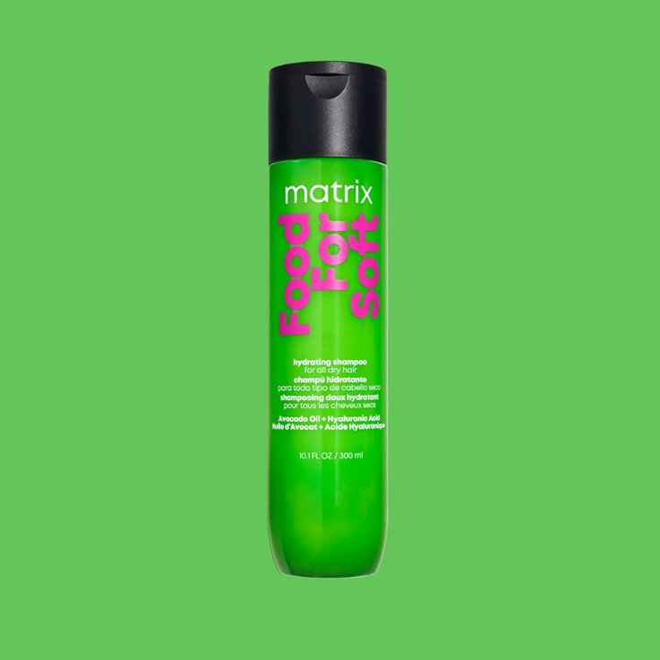 Matrix 2025 Food For Soft Shampoo Green Background
