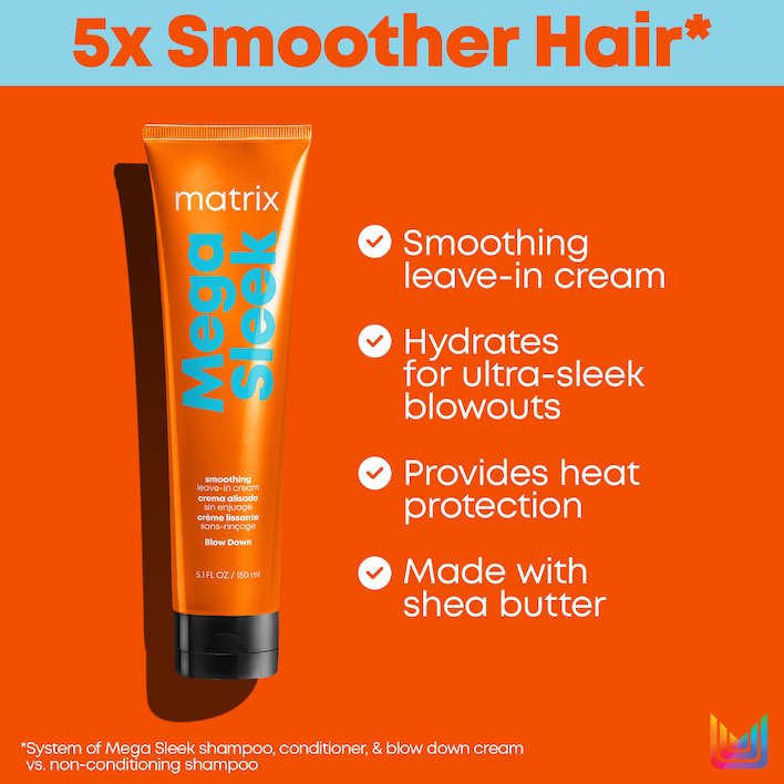 Mega sleek leave in cream for frizz free hair Matrix