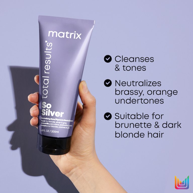 So Silver Toning Hair Mask for Blonde & Silver Hair | Matrix So Silver Toning Hair Mask for Blonde & Silver Hair | Matrix