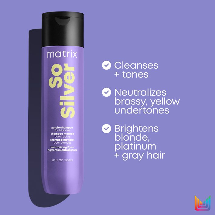 I stor skala bluse permeabilitet So Silver Purple Shampoo for Blonde and Silver Hair | Matrix